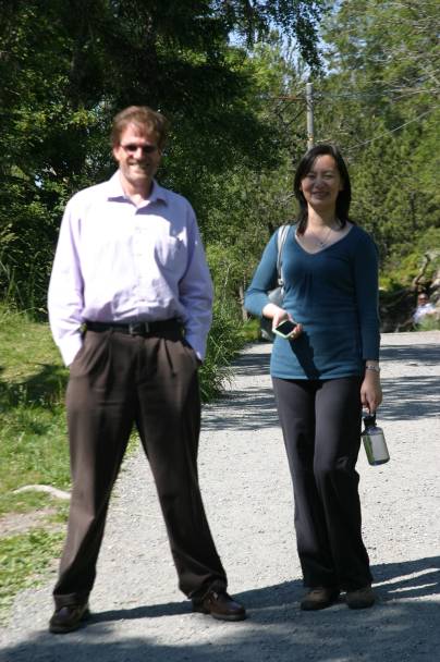 Daniel Van Blerkom and Michelle Wang